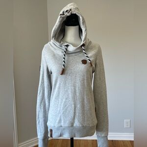 Naketano size Medium Pullover hoodie outdoor German streetwear warm urban cozy